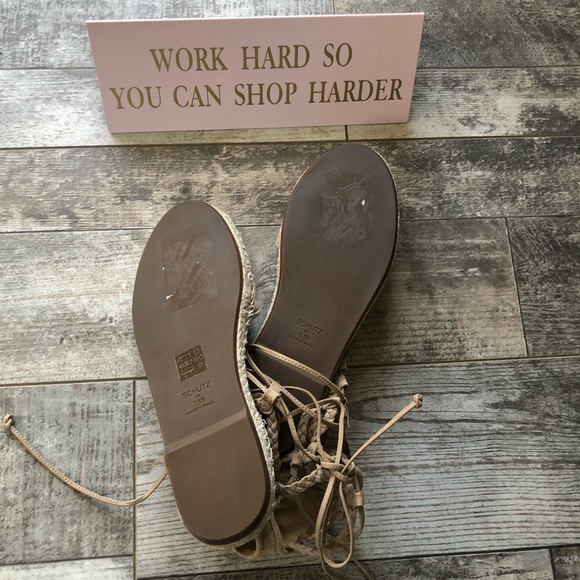 Schutz Faux Suede espadrilles - Picture 7 of 7